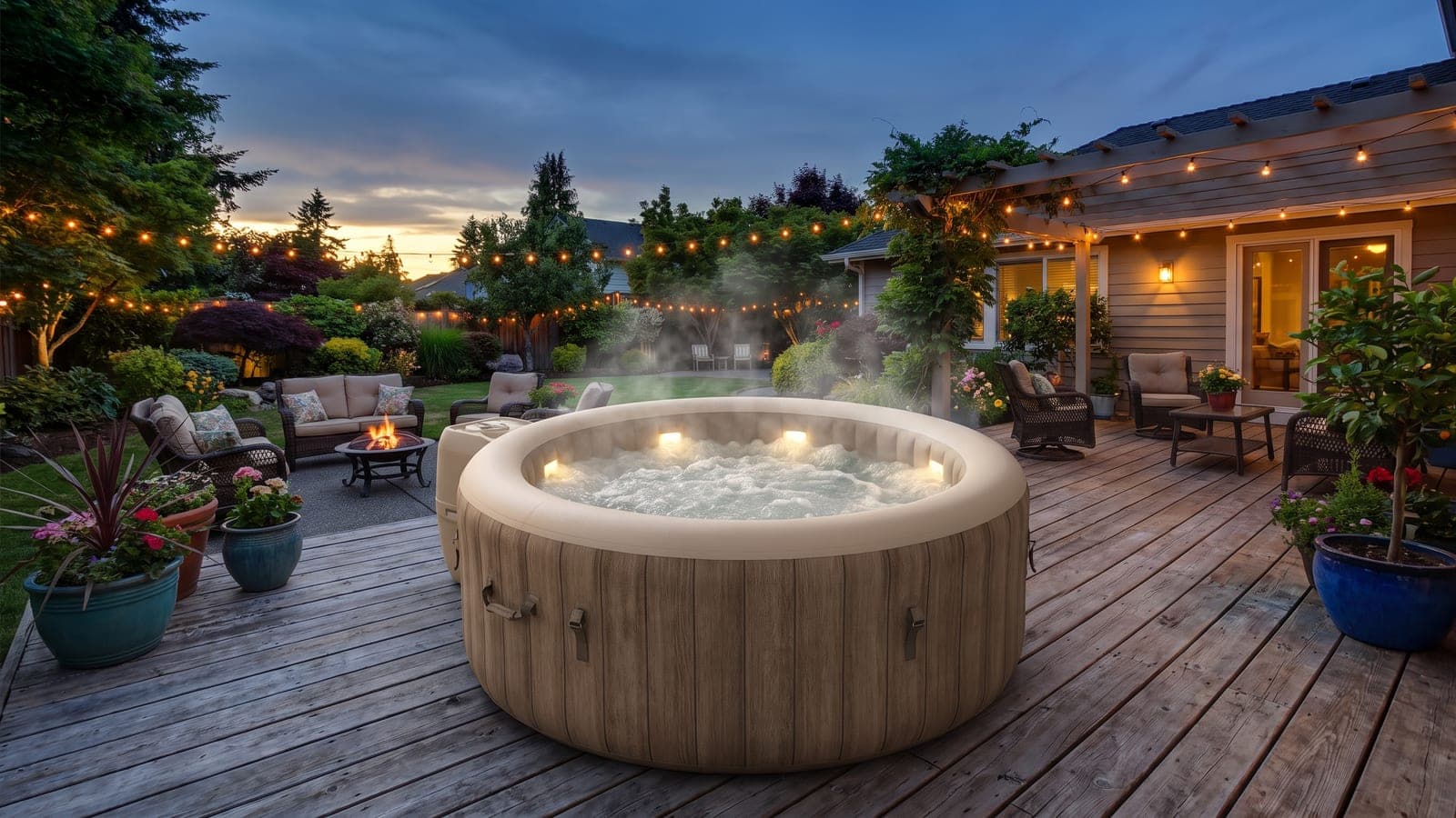 Best Inflatable Hot Tubs for Cold Climates