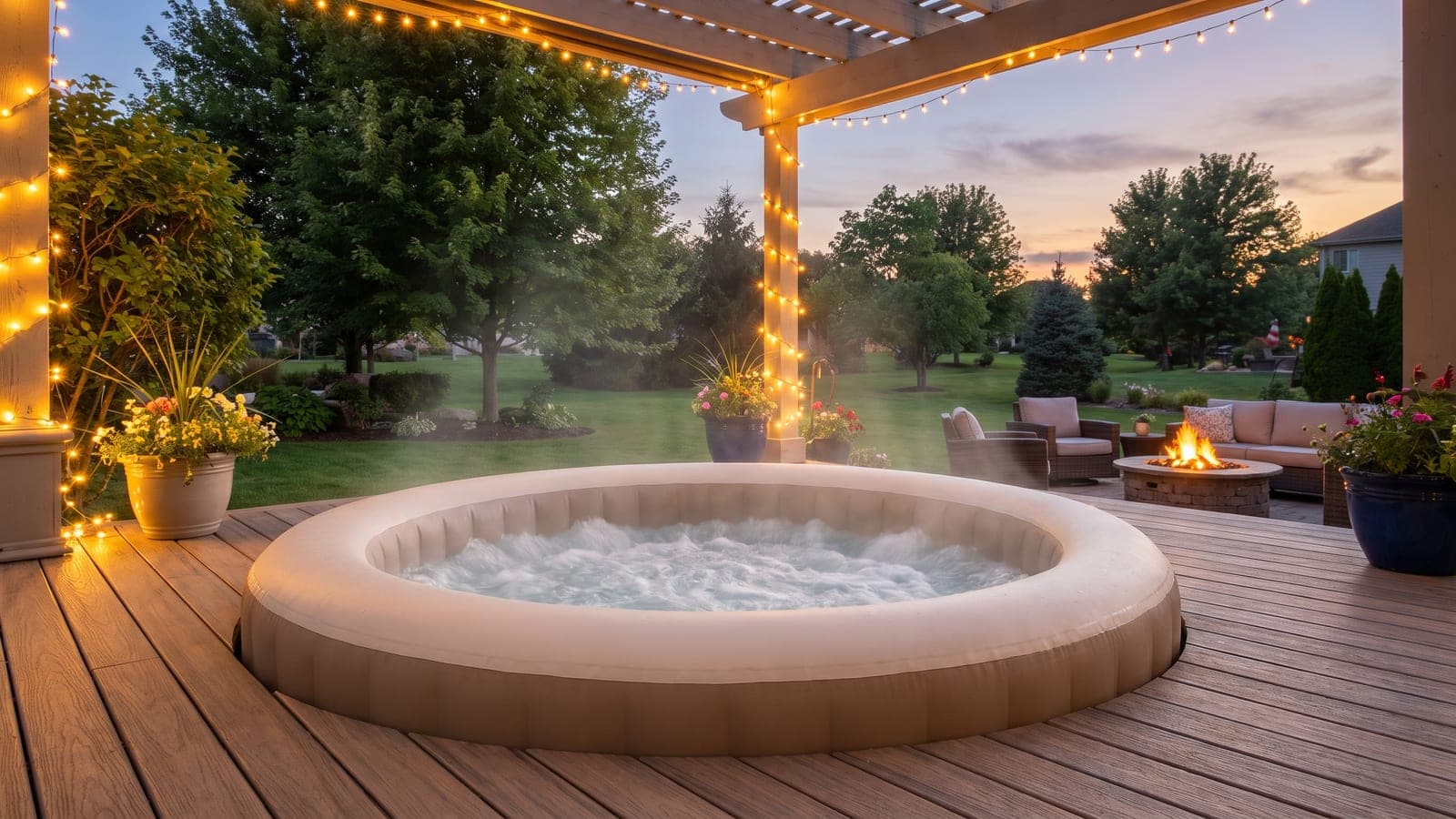 Best Inflatable Hot Tubs for Year-Round Use