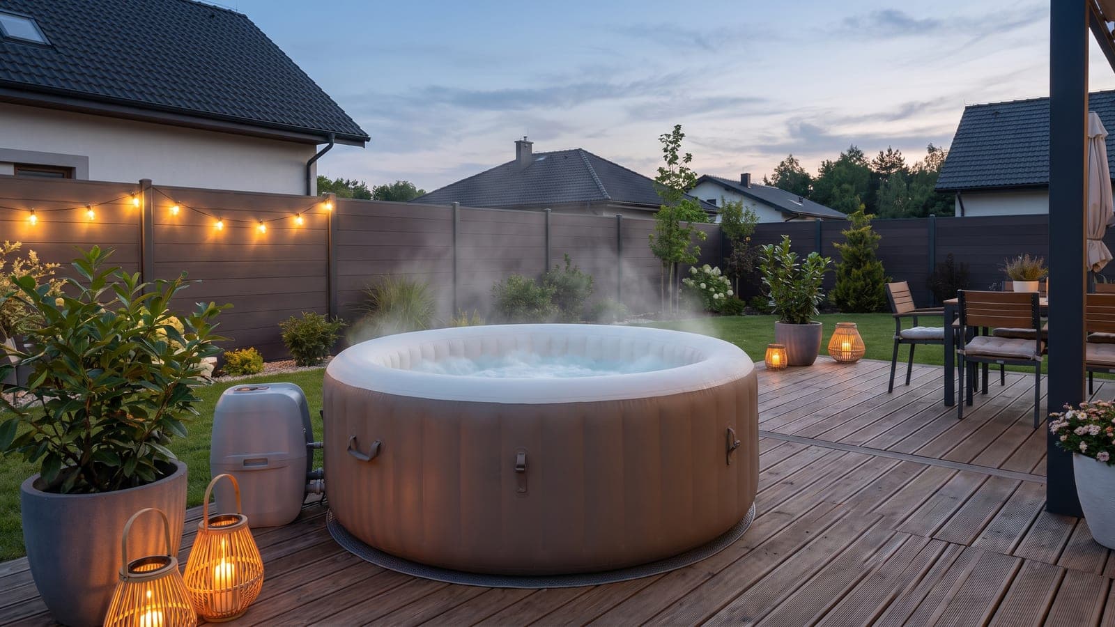 Do Inflatable Hot Tubs Hold Heat in Winter