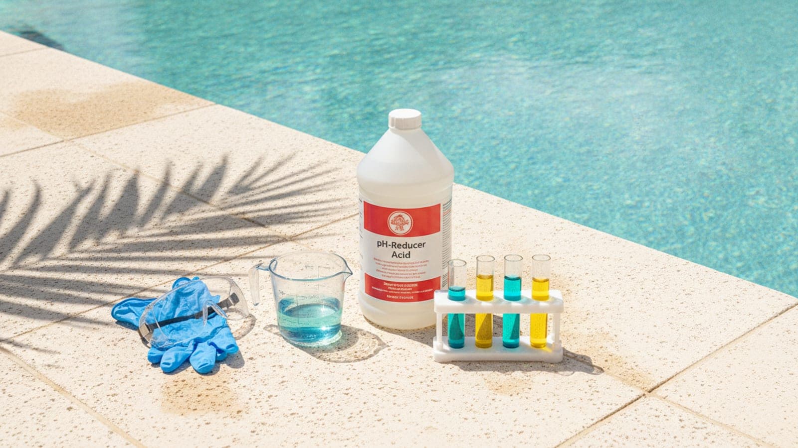 How to Lower pH in a Pool Safely