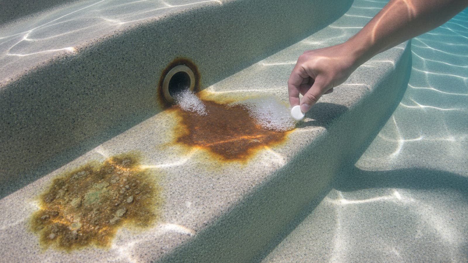 How to Remove Pool Stains: Metal vs Organic