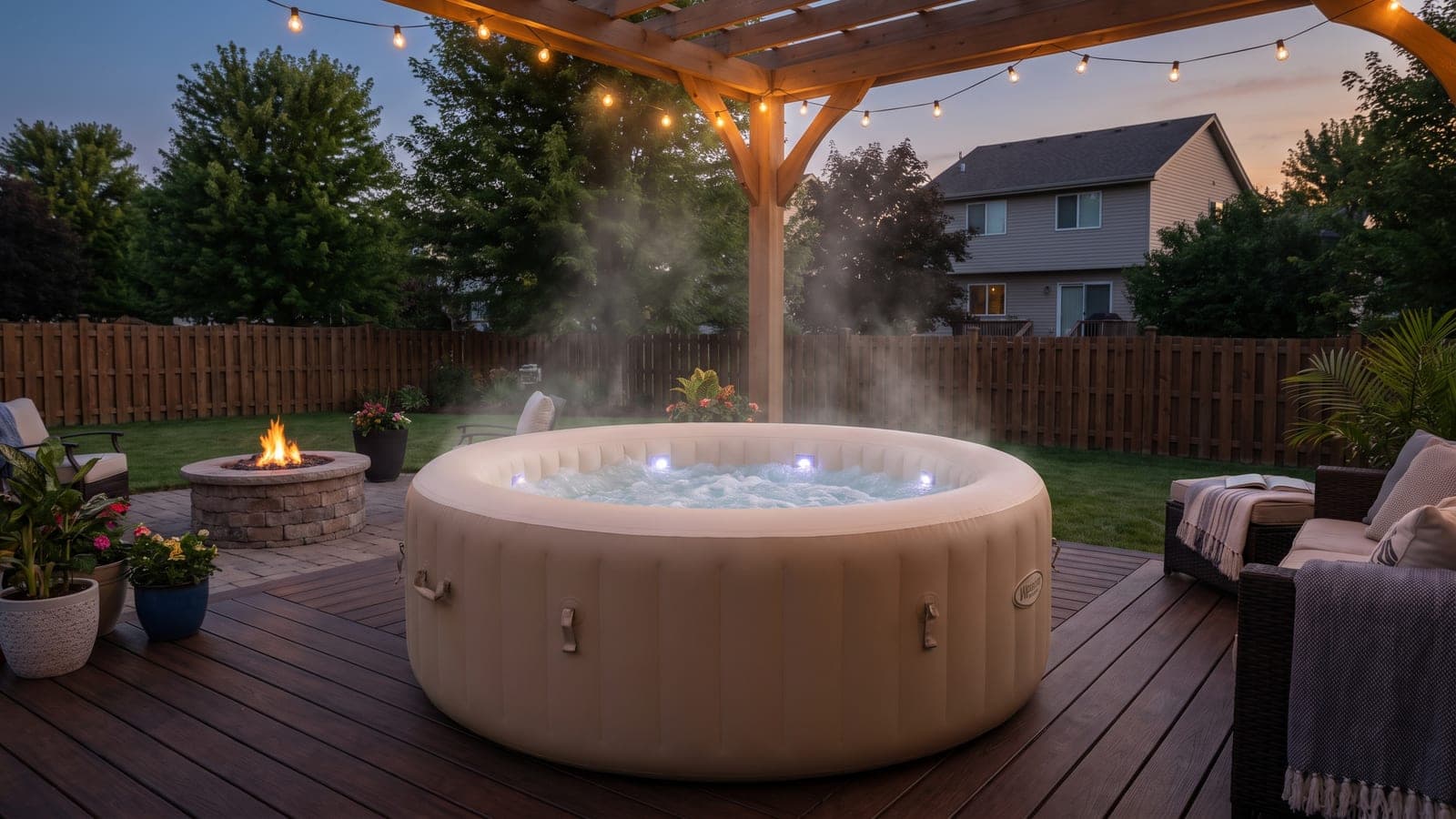 Inflatable vs Hard-Shell Hot Tub: Which Fits Your Yard