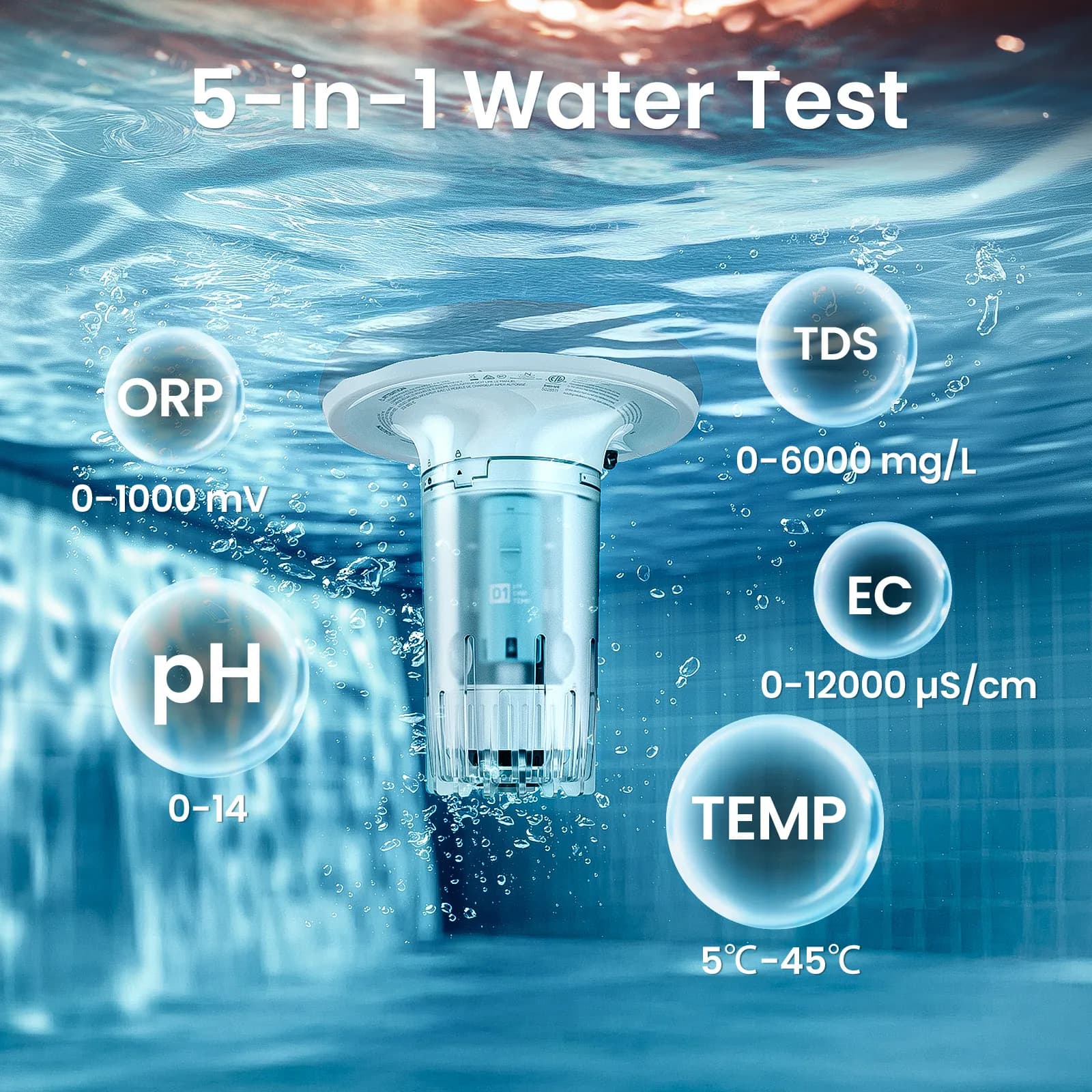 Aiper HydroComm Pure 2026 smart pool monitor with underwater communication and Wi-Fi