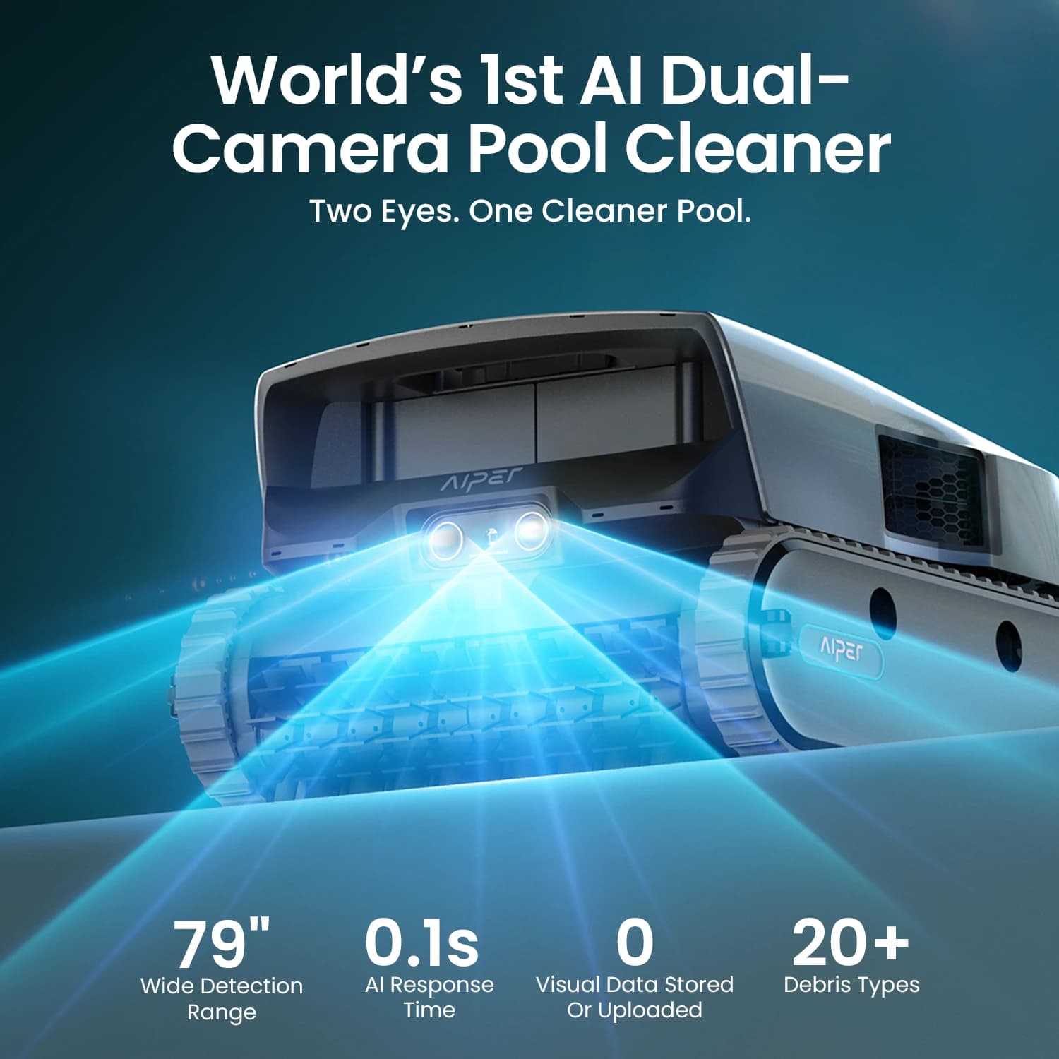 Aiper Scuba V3 Ultra AI cordless robotic pool cleaner