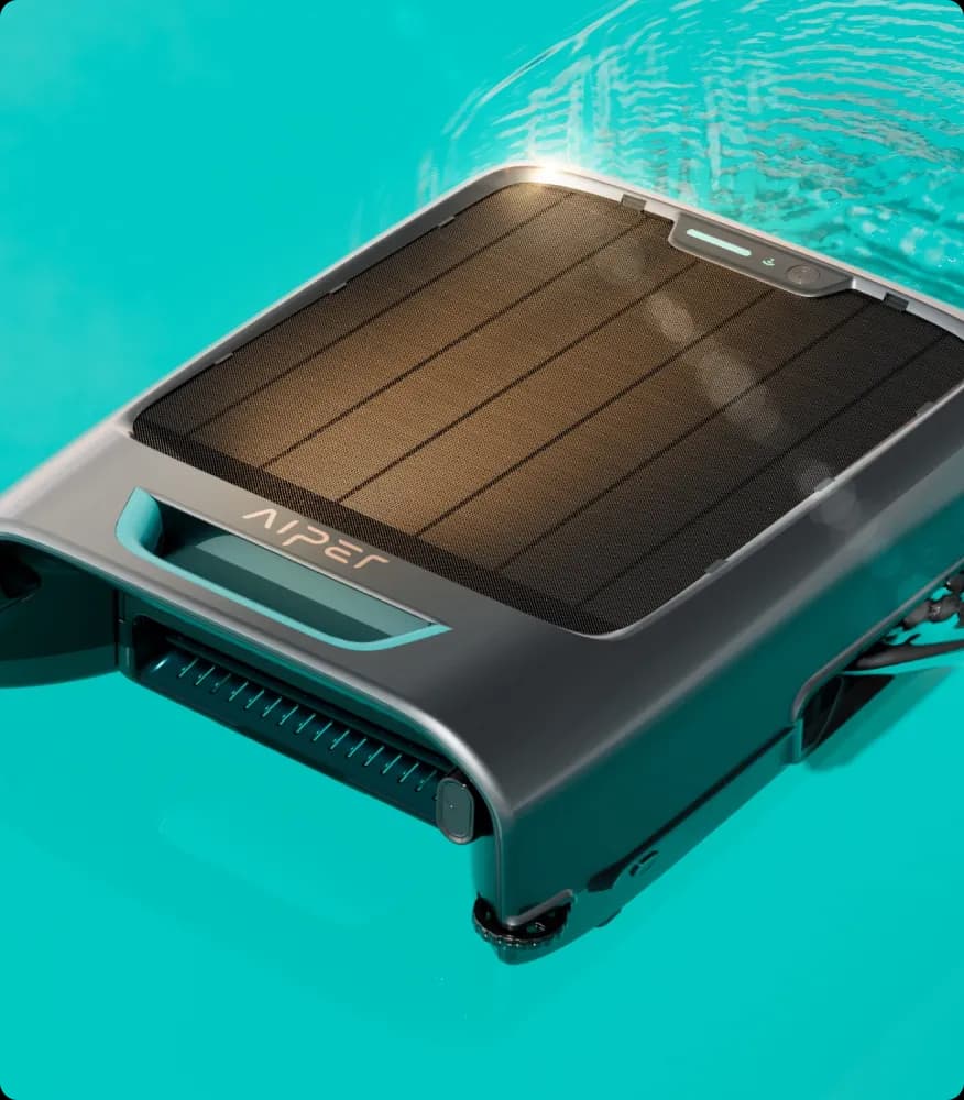Aiper Surfer S2 solar robotic pool surface skimmer