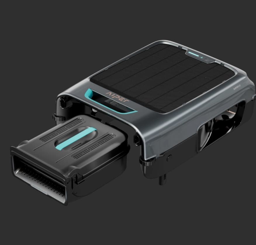 Aiper Surfer S2 solar robotic pool surface skimmer