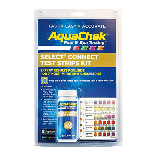 AquaChek Select 7-way pool test strips bottle
