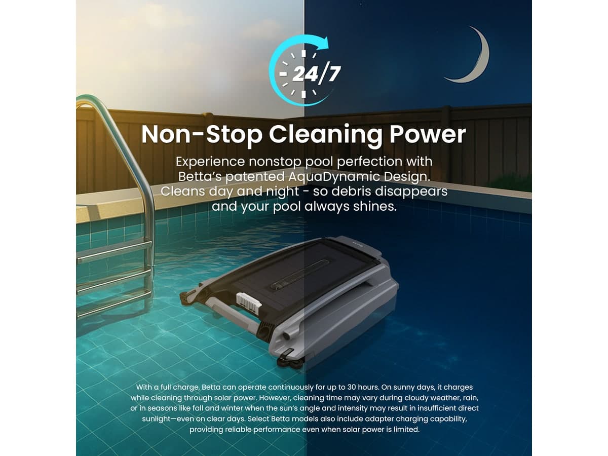 Betta SE Plus solar robotic pool surface skimmer