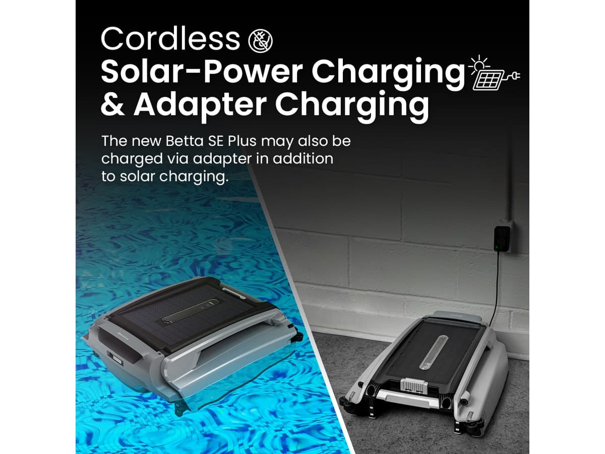 Betta SE Plus solar robotic pool surface skimmer
