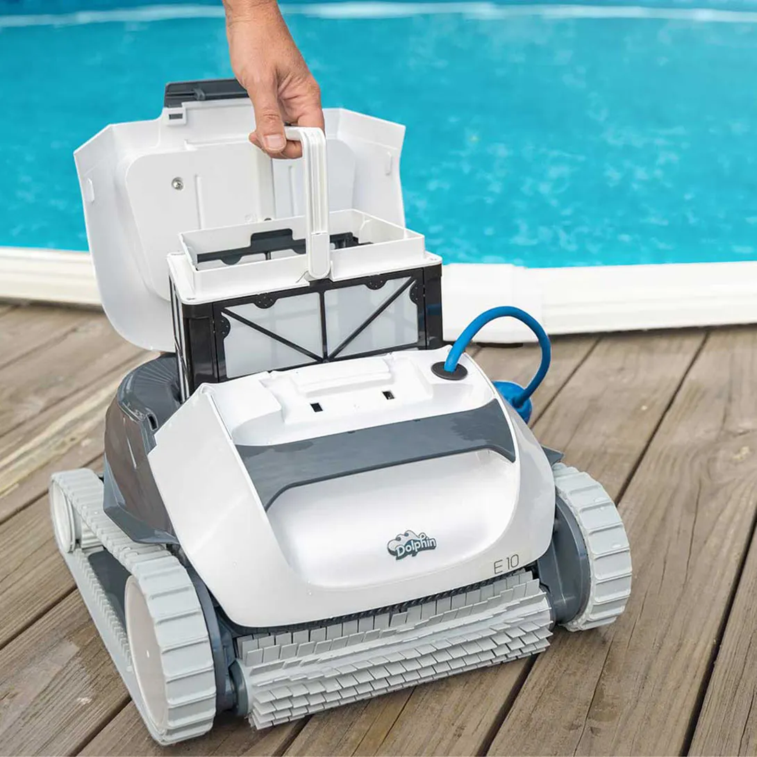 Dolphin E10 above-ground robotic pool cleaner