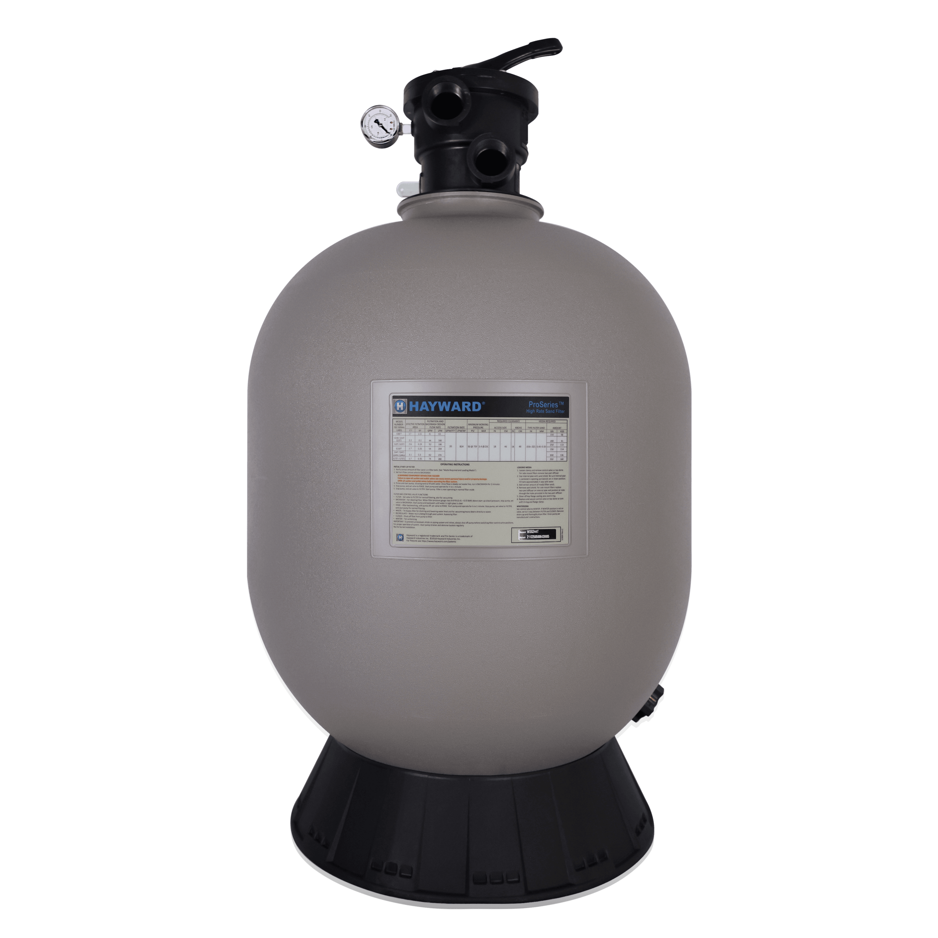 Hayward Pro Series S244T sand pool filter