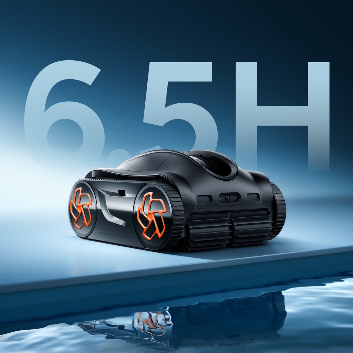 iGarden K-AI Series cordless robotic pool cleaner with AI dual-camera navigation