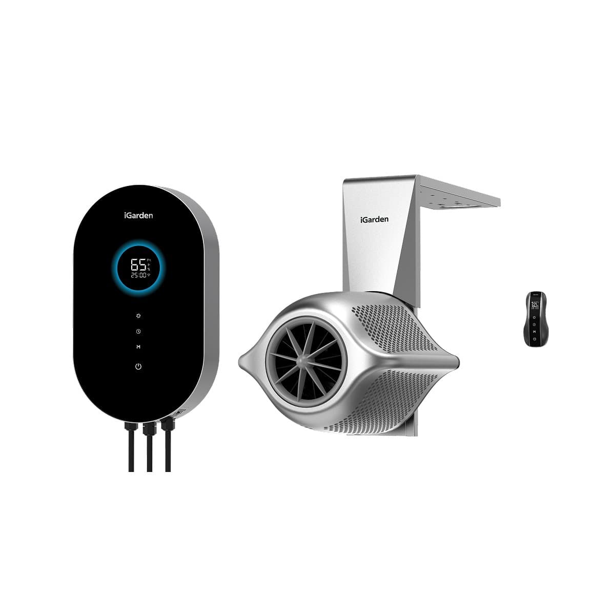 iGarden Swim Jet P Series built-in pool swim machine with touchscreen control panel and remote