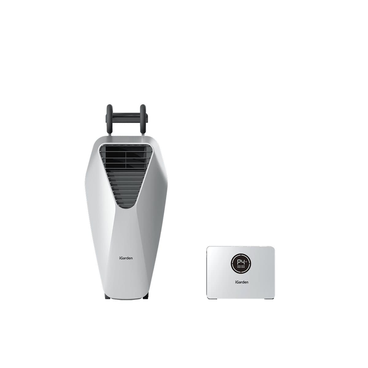 iGarden Swim Jet X Series portable swim machine with its power box