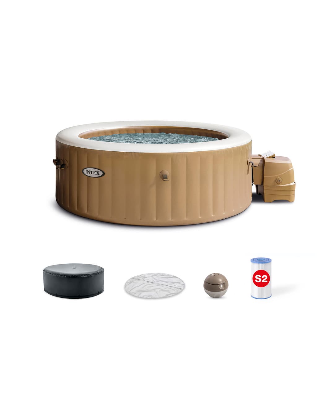 Intex PureSpa Plus 4-person inflatable hot tub
