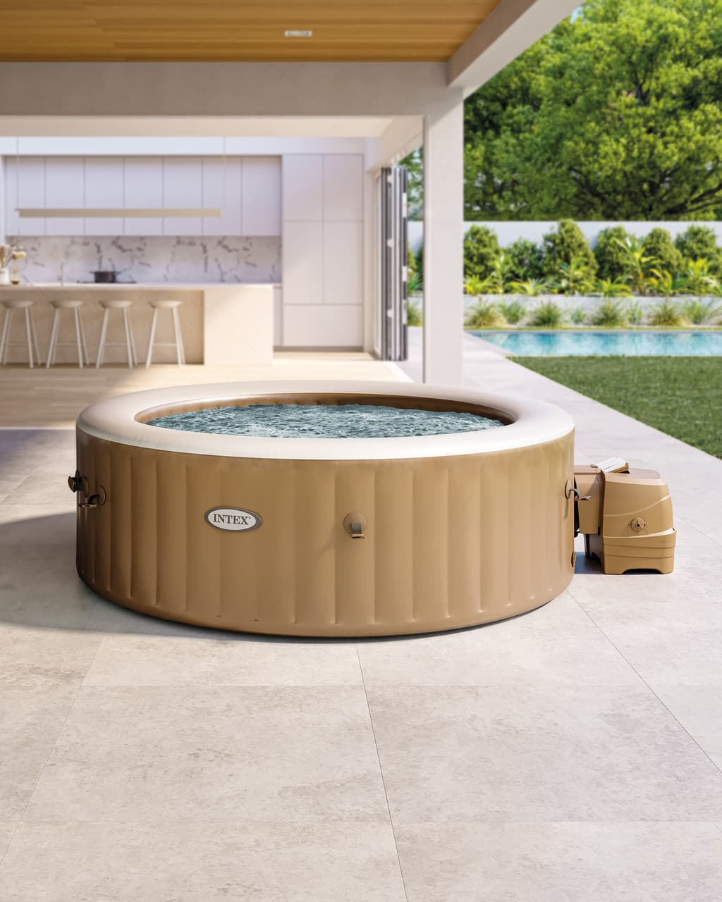 Intex PureSpa Plus 6-person inflatable hot tub