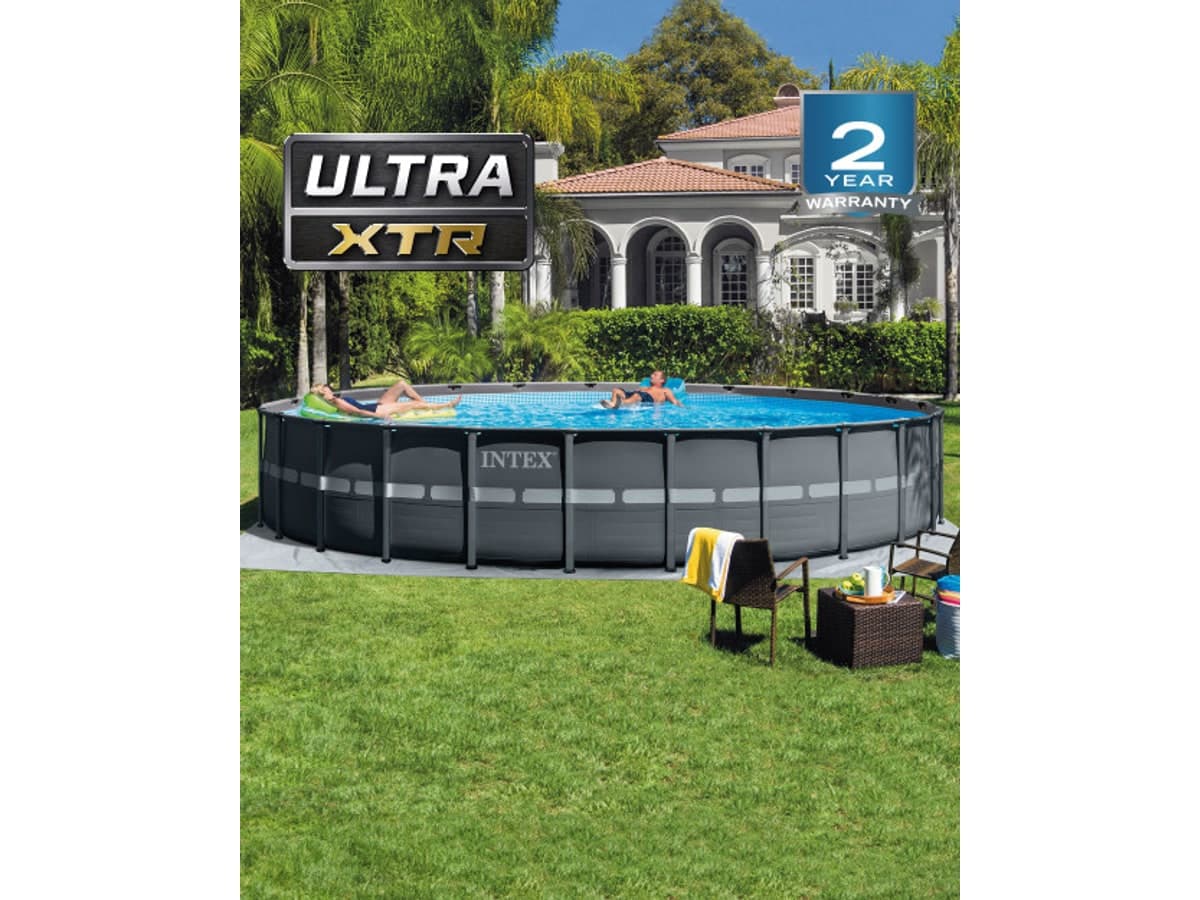 Intex Ultra XTR Frame 24 foot round above-ground pool