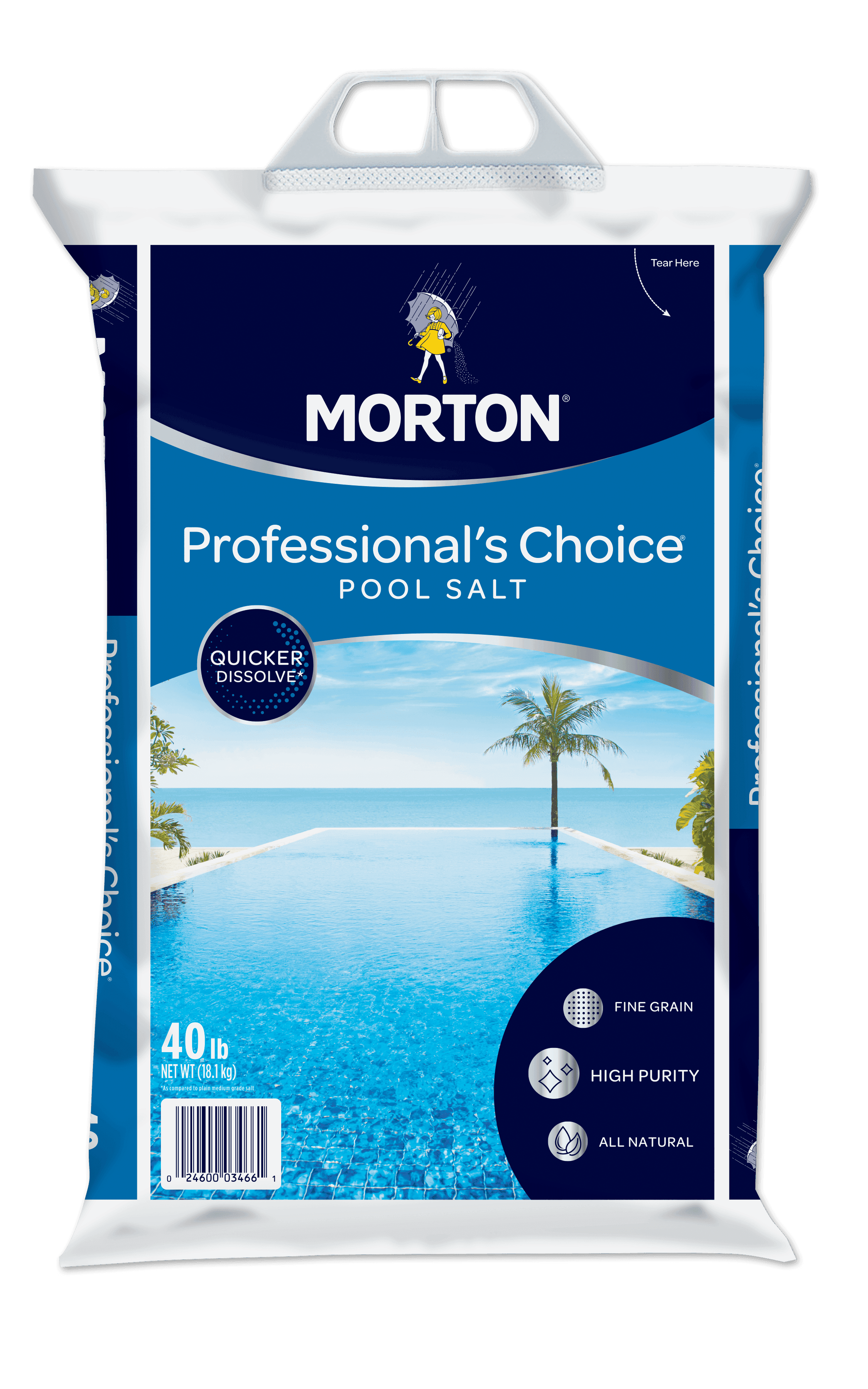 Morton Pool Salt 40 lb bag for salt chlorine generators