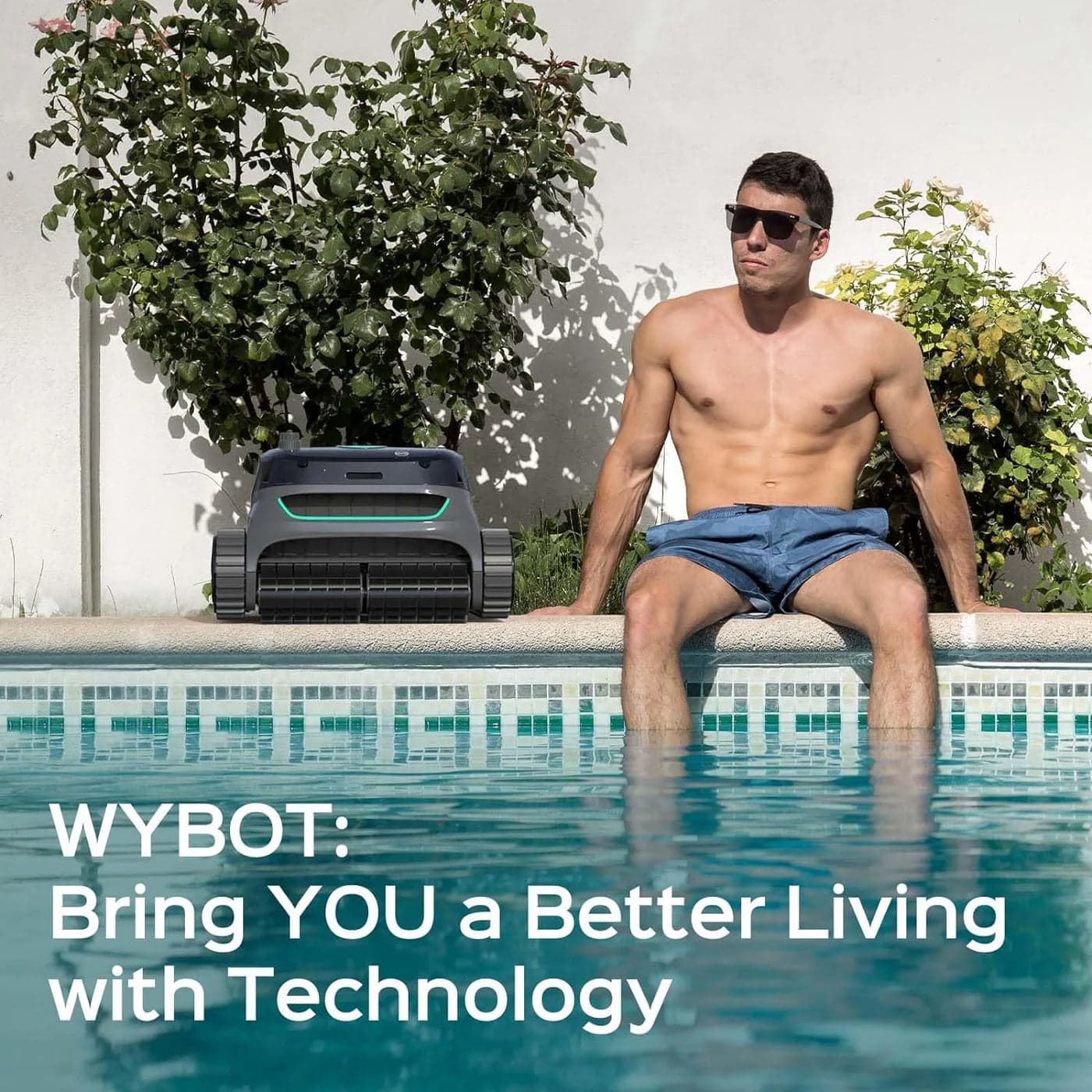 WYBOT S2 robotic pool cleaner