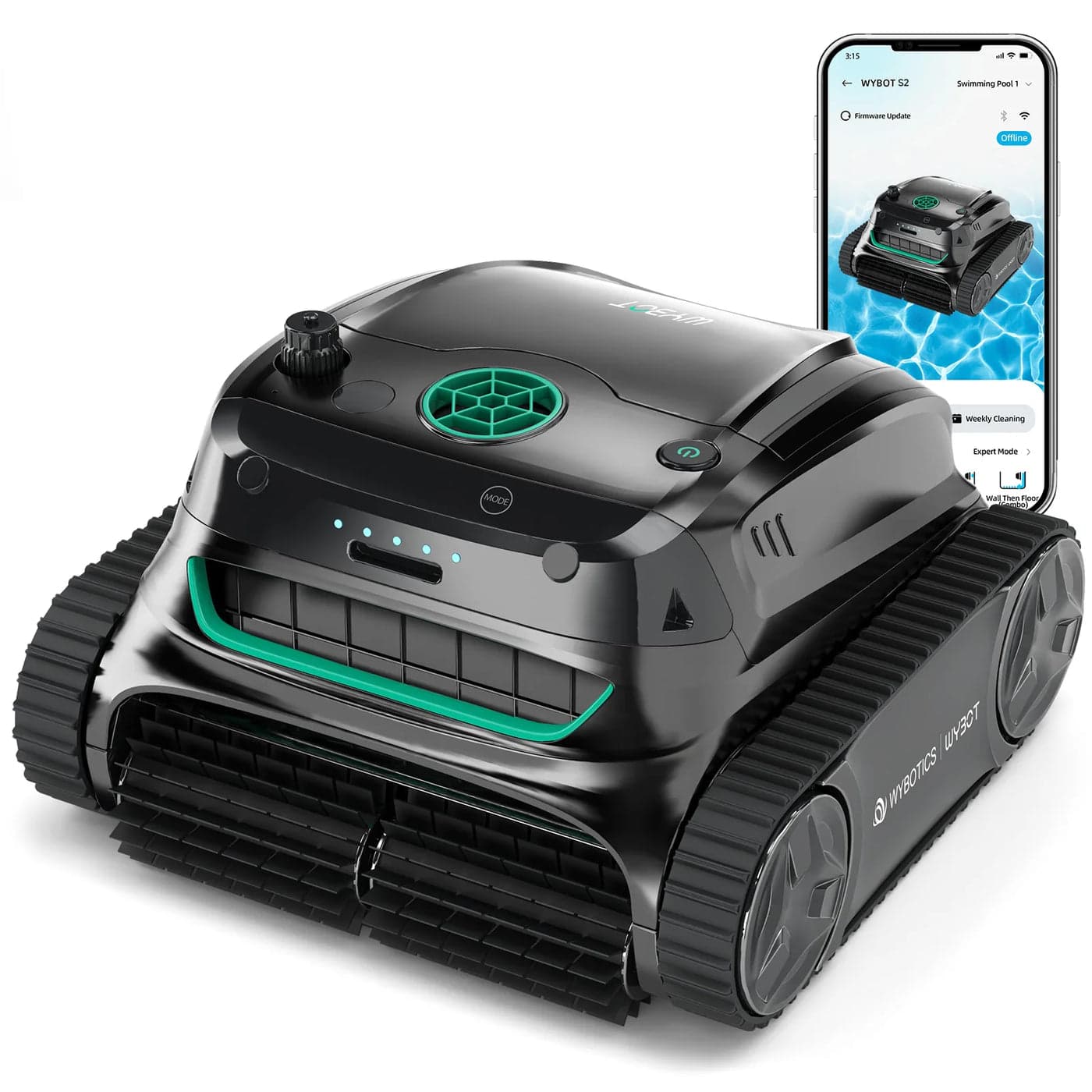 WYBOT S2 robotic pool cleaner